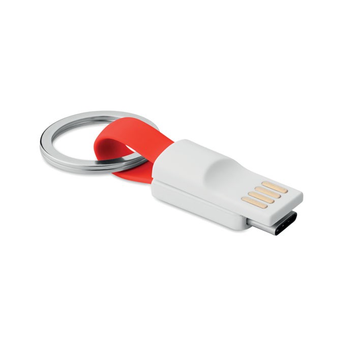 PORTE CLES CABLE DE CHARGE USB TYPE C