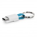 PORTE CLES CABLE DE CHARGE USB TYPE C PUBLICITAIRE