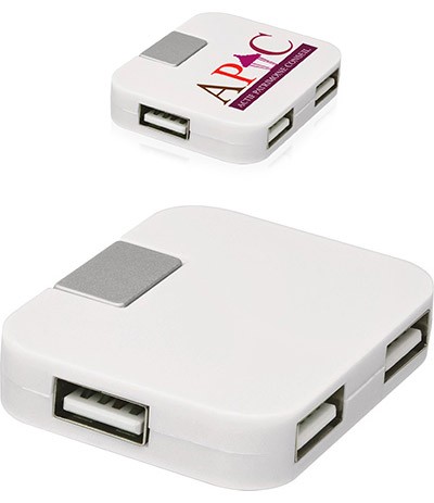 HUB USB 4 PORTS COMPACT QUADRI