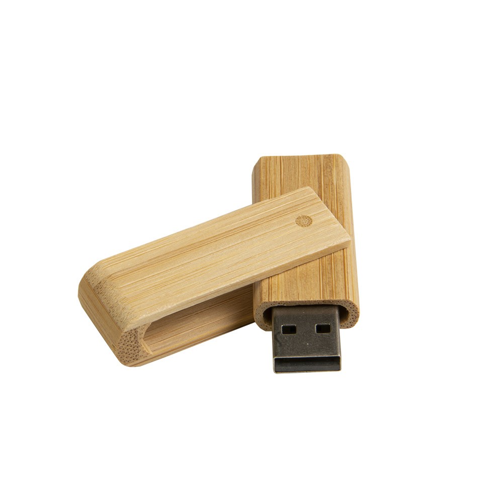 CLE USB PIVOTANTE BAMBOU CYROS