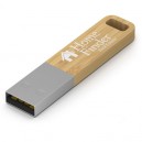 CLE USB BAMBOU METAL IRON PUBLICITAIRE